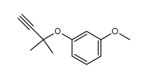 1-methoxy-3-(2-methylbut-3-yn-2-yloxy)benzene Structure