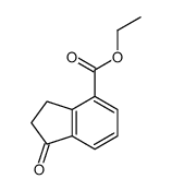 Ethyl 1-oxo-2,3-dihydro-1H-indene-4-carboxylate结构式