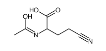 2-acetamido-4-cyanobutanoic acid结构式