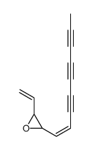 2-ethenyl-3-non-1-en-3,5,7-triynyloxirane Structure