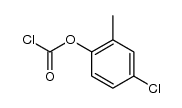 chlorocarbonic acid-(4-chloro-2-methyl-phenyl ester) Structure