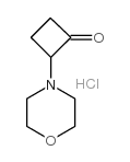 2-MORPHOLIN-4-YL-CYCLOBUTANONE HYDROCHLORIDE structure