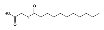 N-Undecanoyl-N-methylglycine结构式