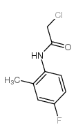 2-氯-n-(4-氟-2-甲基苯基)乙酰胺结构式