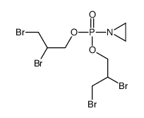 1-[bis(2,3-dibromopropoxy)phosphoryl]aziridine结构式