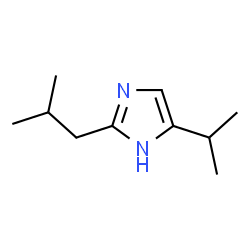 1H-Imidazole,4-(1-methylethyl)-2-(2-methylpropyl)-(9CI)结构式
