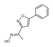 1-(5-phenyl-isoxazol-3-yl)-ethanone oxime Structure