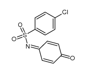 4-chloro-N-(4-oxocyclohexa-2,5-dien-1-ylidene)benzenesulfonamide结构式
