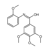 3,4,5-trimethoxy-N-(2-methoxyphenyl)benzamide结构式