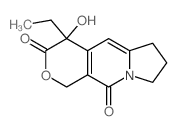 4-ethyl-4-hydroxy-1,6,7,8-tetrahydropyrano[3,4-f]indolizine-3,10-dione Structure