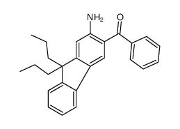 (2-amino-9,9-dipropylfluoren-3-yl)-phenylmethanone Structure