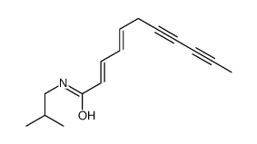 N-(2-methylpropyl)undeca-2,4-dien-7,9-diynamide结构式