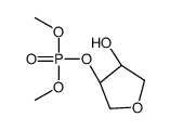 [(3R,4S)-4-hydroxyoxolan-3-yl] dimethyl phosphate结构式