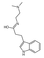 N-[2-(dimethylamino)ethyl]-3-(1H-indol-3-yl)propanamide Structure