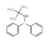 Phosphinousamide, N-(1,1-dimethylethyl)-P,P-diphenyl- Structure