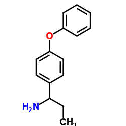 1-(4-Phenoxyphenyl)-1-propanamine结构式