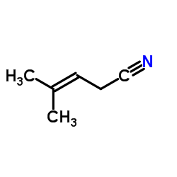 4-Methyl-3-pentenenitrile Structure