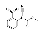 methyl N-cyano-N-(2-nitrophenyl)carbamate结构式