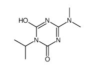 6-(dimethylamino)-3-propan-2-yl-1H-1,3,5-triazine-2,4-dione结构式
