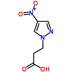 3-(4-NITRO-PYRAZOL-1-YL)-PROPIONIC ACID Structure