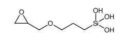 Silanetriol, [3-(oxiranylmethoxy)propyl]- Structure