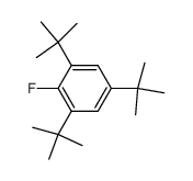 1,3,5-tri-tert-butyl-2-fluorobenzene Structure