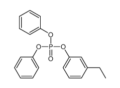 (3-ethylphenyl) diphenyl phosphate结构式