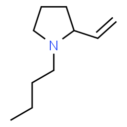 Pyrrolidine, 1-butyl-2-ethenyl- (9CI)结构式