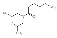 1-Hexanone,1-(2,6-dimethyl-4-morpholinyl)- Structure