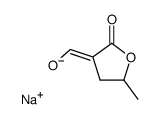 3-(hydroxymethylene)-5-methyldihydro-2(3H)-furanone sodium salt Structure