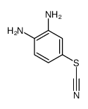 (3,4-diaminophenyl) thiocyanate Structure