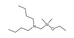 Di-n-butylaminomethyl-silan Structure