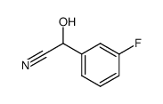 Benzeneacetonitrile, 3-fluoro-alpha-hydroxy-, (-)- (9CI)结构式
