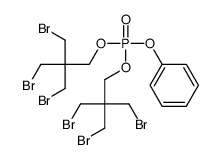 bis[3-bromo-2,2-bis(bromomethyl)propyl] phenyl phosphate结构式
