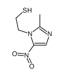 2-(2-methyl-5-nitroimidazol-1-yl)ethanethiol Structure