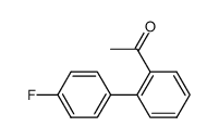 1-(4'-fluoro-[1,1'-biphenyl]-2-yl)ethanone结构式