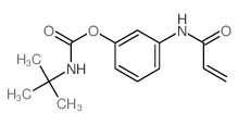 Carbamic acid, (1,1-dimethylethyl)-,3-[(1-oxo-2-propenyl)amino]phenyl ester (9CI) Structure