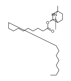 (2,2,4-trimethyl-3-azabicyclo[2.2.2]octan-6-yl) octadecanoate结构式