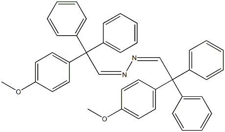 4-Methoxy-α,α-diphenylbenzeneacetaldehyde [2-(4-methoxyphenyl)-2,2-diphenylethylidene]hydrazone结构式