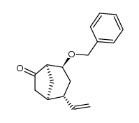 (1R,2R,4S,5R)-4-(benzyloxy)-2-vinylbicyclo[3.2.1]octan-6-one结构式