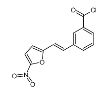 3-[2-(5-nitrofuran-2-yl)ethenyl]benzoyl chloride结构式