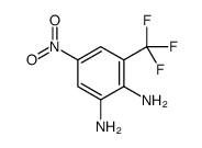 5-nitro-3-(trifluoromethyl)benzene-1,2-diamine结构式