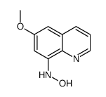 N-(6-methoxyquinolin-8-yl)hydroxylamine结构式