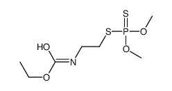 ethyl N-(2-dimethoxyphosphinothioylsulfanylethyl)carbamate结构式