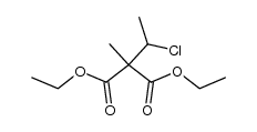 diethyl 2-(1-chloroethyl)-2-methylmalonate Structure