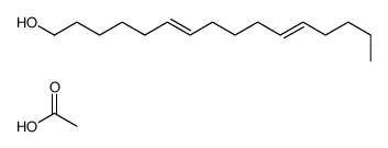 (6E,11Z)-Hexadeca-6,11-dienyl-1-acetate Structure