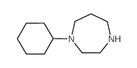 1-cyclohexyl-1,4-diazepane(SALTDATA: 2tosilate)结构式