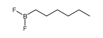 (n-hexyl)difluoroborane Structure