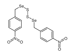 1-nitro-4-[[(4-nitrophenyl)methylselanyldisulfanyl]selanylmethyl]benzene结构式