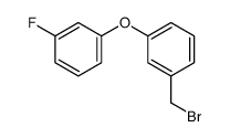 1-(bromomethyl)-3-(3-fluorophenoxy)benzene结构式